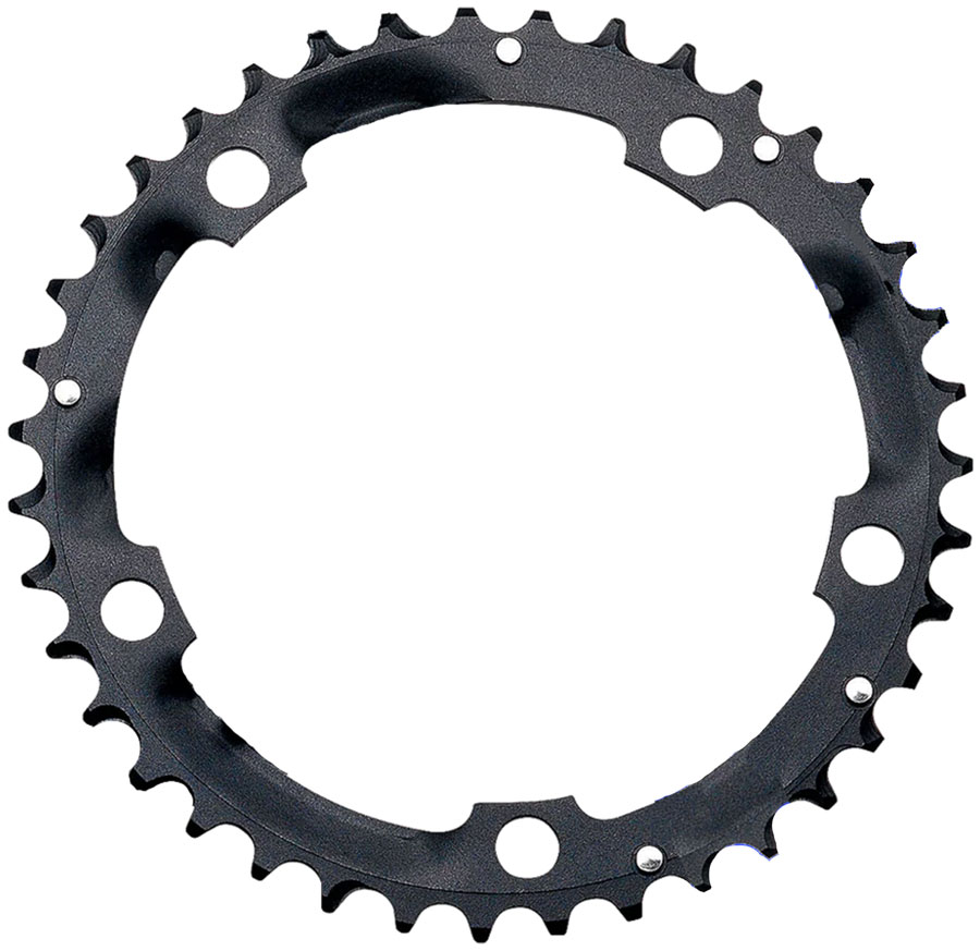 FSA Steel Road Triple Chainring, 1x 39T Tooth Count, 130BCD, 5-Bolt Pattern, 10-Speed Compatible  Black