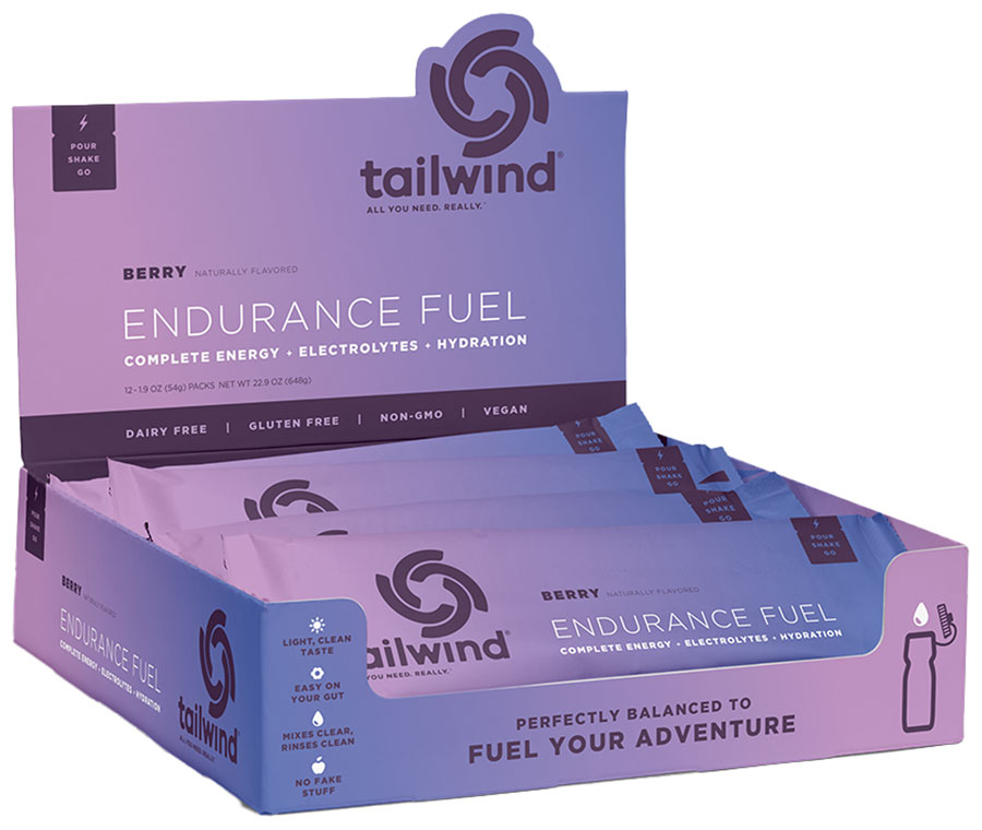 Tailwind Endurance Fuel Berry - Box of 12 Single Servings