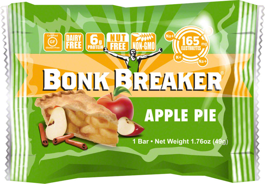 Bonk Breaker Energy Bar - Apple Pie, Box of 12






