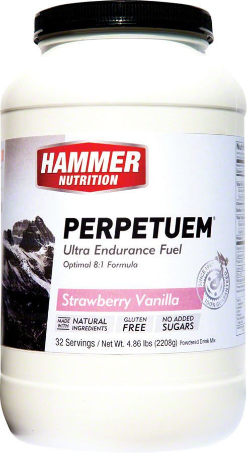 Hammer Perpetuem: Strawberry-Vanilla 32 Servings