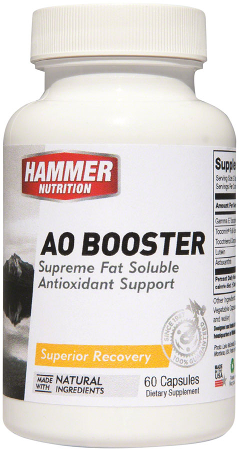 Hammer Nutrition AO Booster - Supreme Antioxidant Support, 30 Capsules






