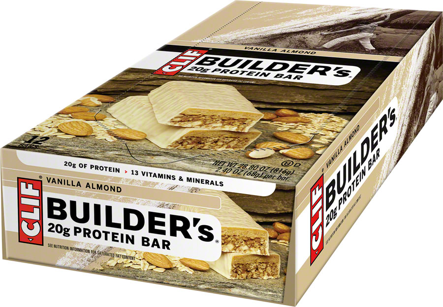 Clif Builder's Bar: Vanilla Almond Box of 12






