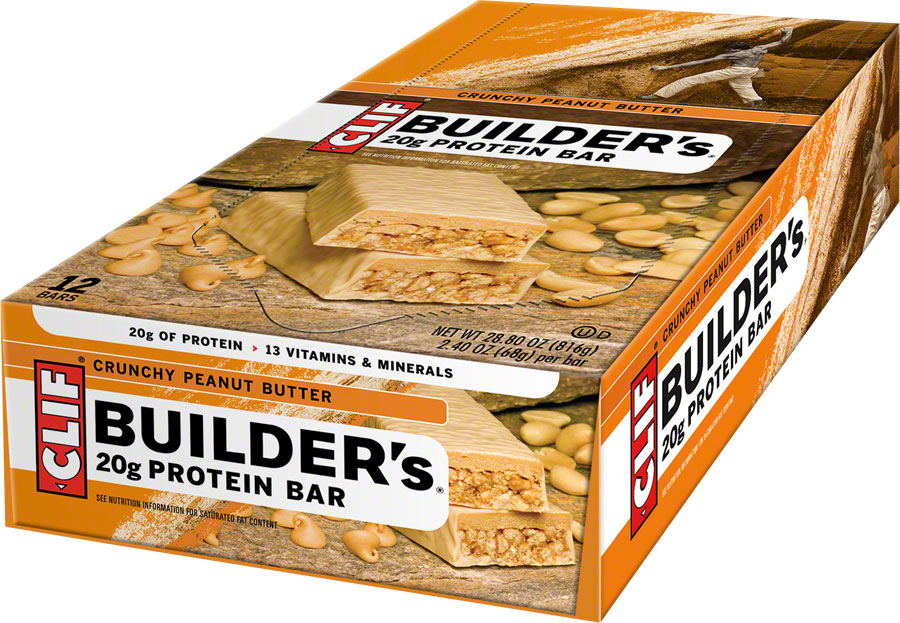 Clif Builder's Bar: Crunchy Peanut Butter Box of 12







