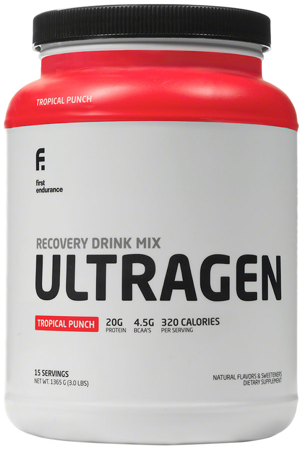 First Endurance Ultragen Recovery - Tropical Punch, 15 Servings