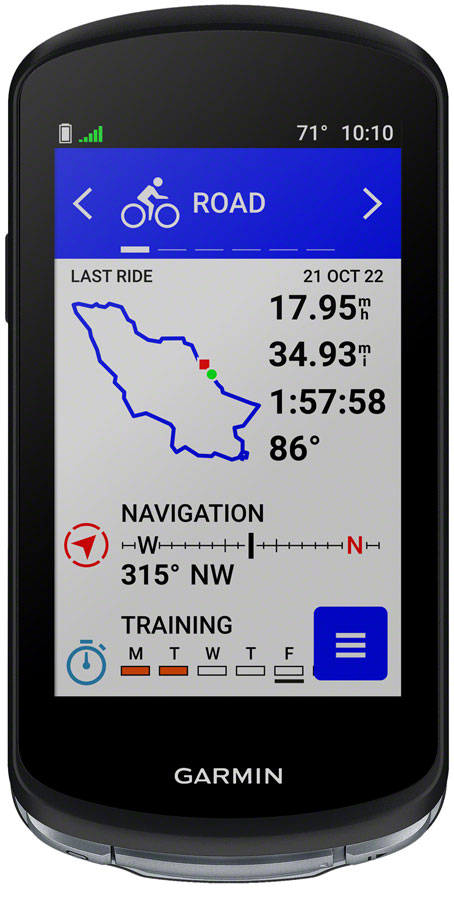 Garmin Edge 1040 Bike Computer - GPS, Wireless, Black 