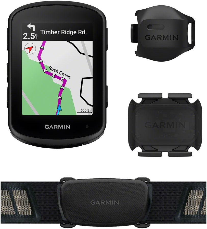 Garmin Edge 840 Bike Computer Bundle - GPS, Wireless, Black 