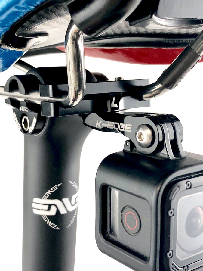 KEDGE Go BIG Pro Saddle Rail Camera Mount for GoPro, Garmin, and