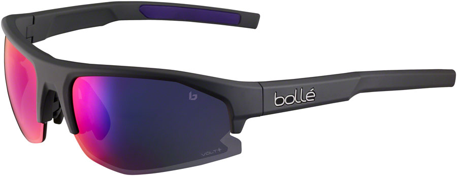 Bolle BOLT 2.0 S Sunglasses - Matte Titanium, Volt+ Ultraviolet Polarized Lenses