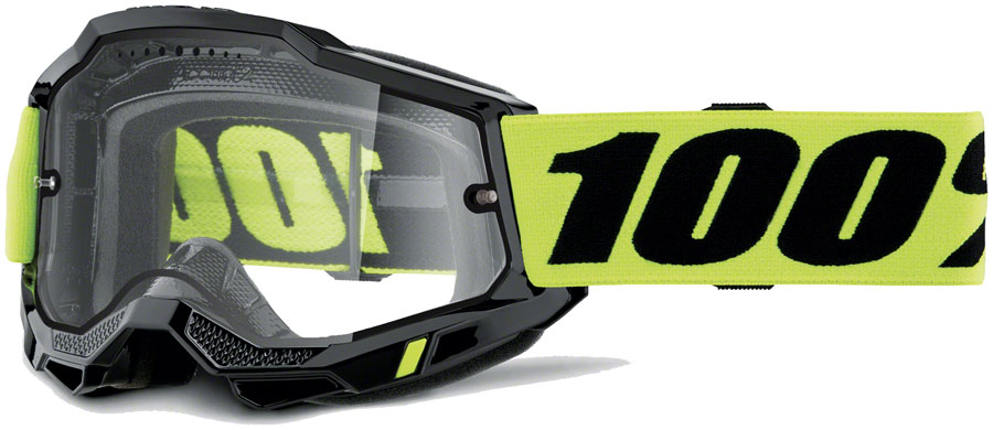 100% Accuri 2 Enduro MTB Goggles - Neon/Clear






