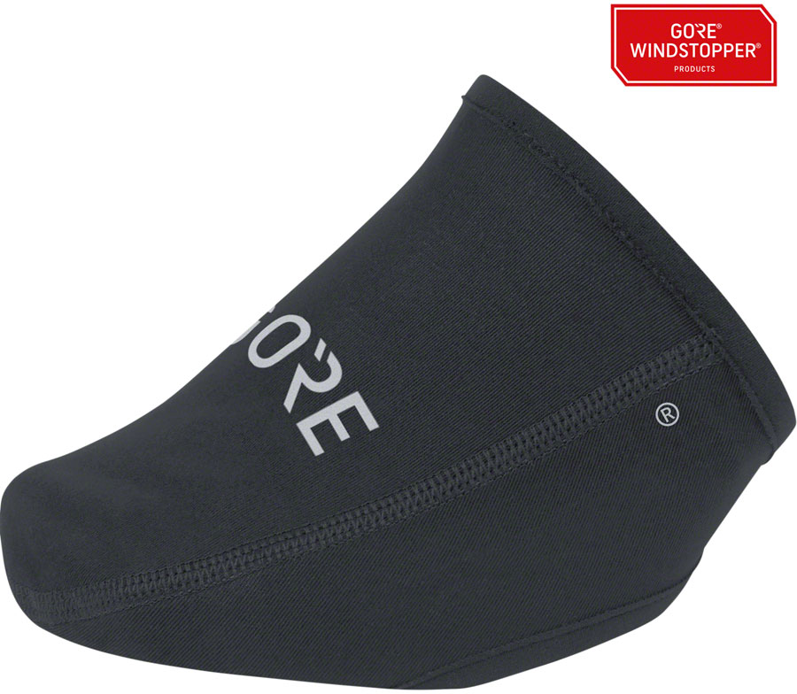GORE C3 WINDSTOPPER Toe Cover - Black, Fits Shoe Sizes 4.5-8






