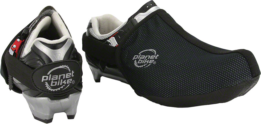 Planet Bike Dasher Toe Shoe Cover: Black, SM