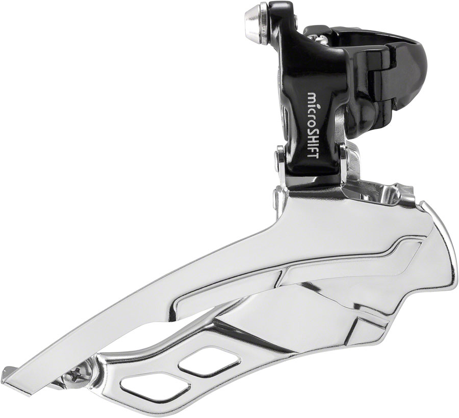 microSHIFT R10 Front Derailleur - 10-Speed Triple, 50/39/30t, Band Clamp, Shimano Compatible, Black






