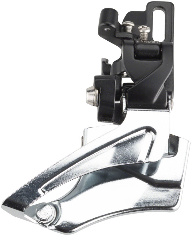microSHIFT MarvoLT Front Derailleur - 9-Speed Double, 42t Max, Direct Mount, Shimano Compatible