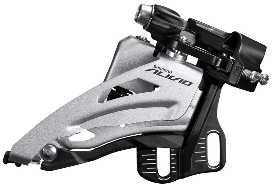 Shimano Alivio FD-M3120-E Front Derailleur - 2x9-Speed, Side Swing, Front Pull, E-Type Mount, 36t Max 
