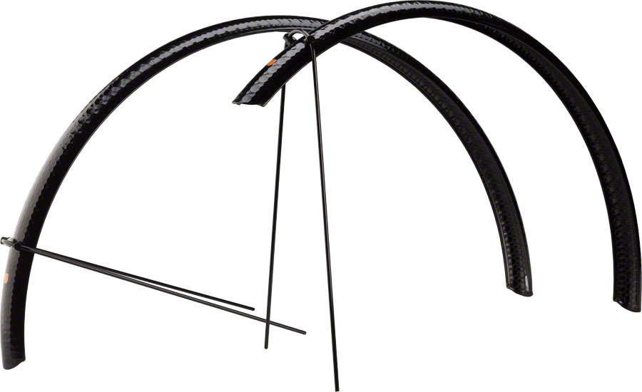 Velo Orange Hammered 700c x 45 Fender Set: Black (700c x 25-35)