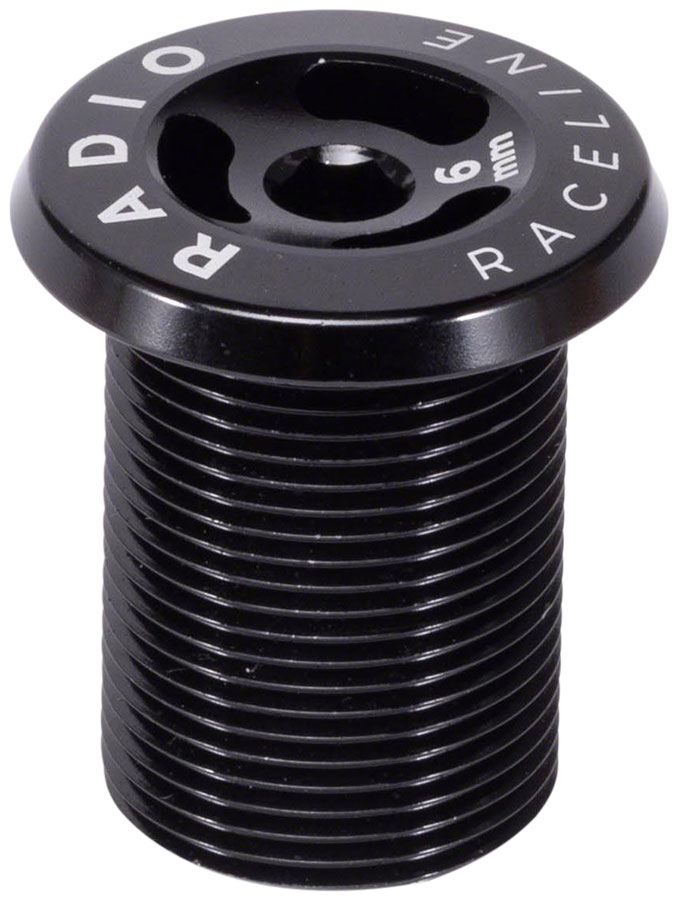 Radio Raceline Fork Top Bolt - M24, Black 