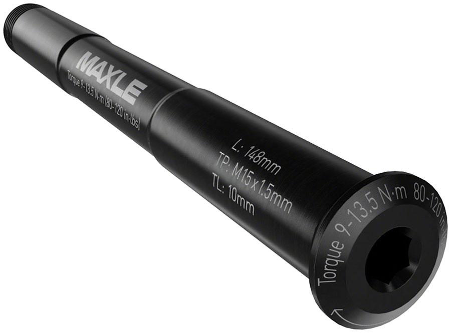 RockShox Maxle Stealth Front - 12x100, 134mm Length, Thread Length 9mm, Pitch M12x1.50 - Rudy
