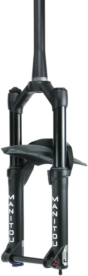 Manitou JUnit Comp Suspension Fork - 20", 100mm, 15 x 110mm, 40 mm Offset, Black
