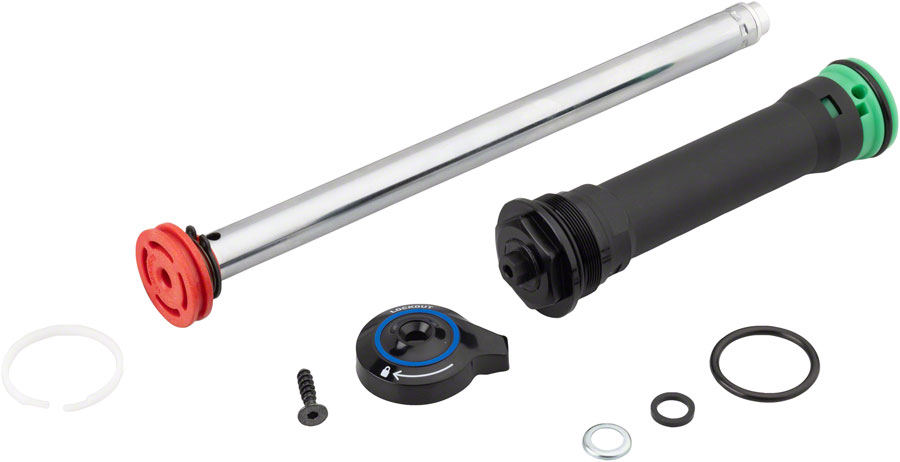 RockShox Fork Damper Assembly - Crown Turnkey Coil 27.5/29 80/100 Crown Adjust, 0.8mm Thread, XC30 B3-B4 (2018-2020)/Judy TK B1 (2021)