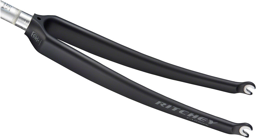 Ritchey Comp Carbon Road Fork - 700c, QR, 1", Aluminum Steerer, UD Matte Black 