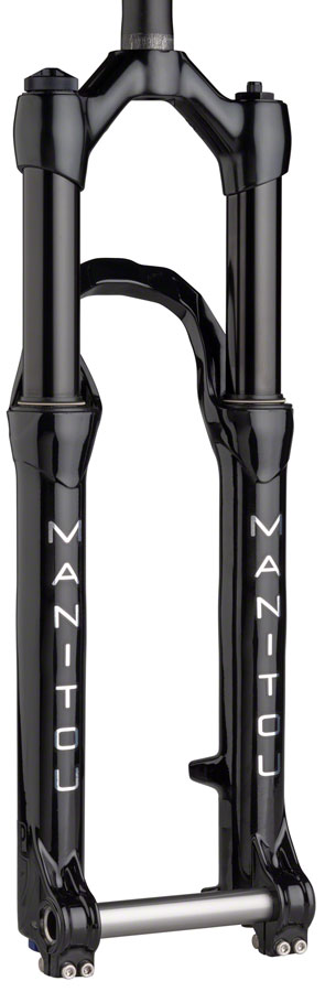 Manitou Circus Expert Suspension Fork - 26", 100 mm, 20 x 110 mm, 41 mm Offset, Gloss Black, Straight Steerer






