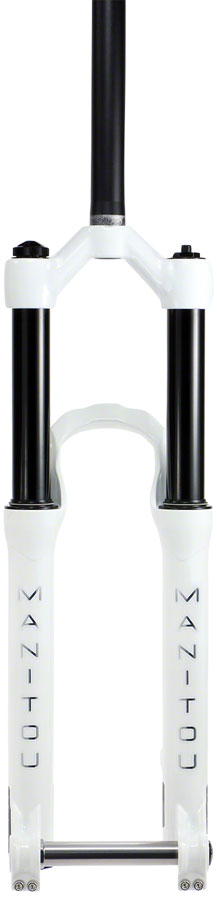 Manitou Circus Expert Suspension Fork - 26", 100 mm, 20 x 110 mm, 41 mm Offset, Gloss White, Straight Steerer






