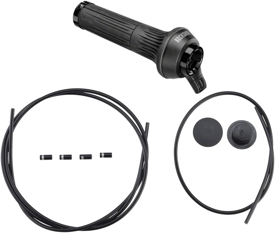RockShox Twistloc Full Sprint Remote - 2 Position, Left and Right Grips, 1250 mm Rear Shock Cable Housing, B1 