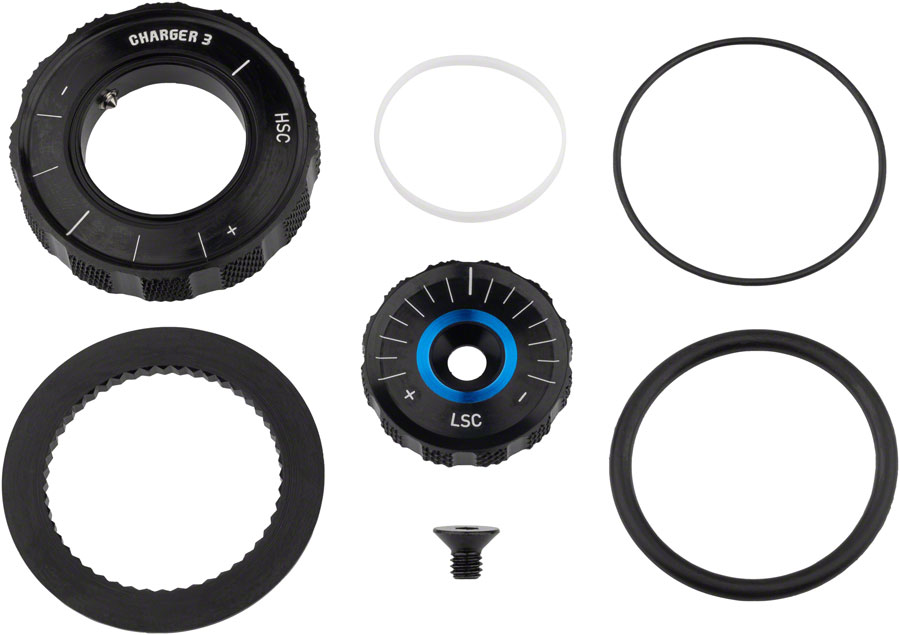 RockShox Compression Damper Knob Kit - Crown, Lyrik Select+/Ult D1+ (2023+), Pike Select+/Ult C1+ (2023+) (5%Off)