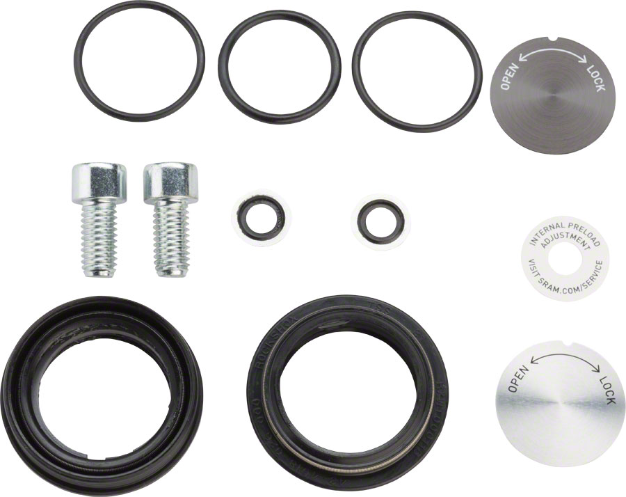 RockShox Fork Service Kit, Basic: Paragon Silver Coil A1 