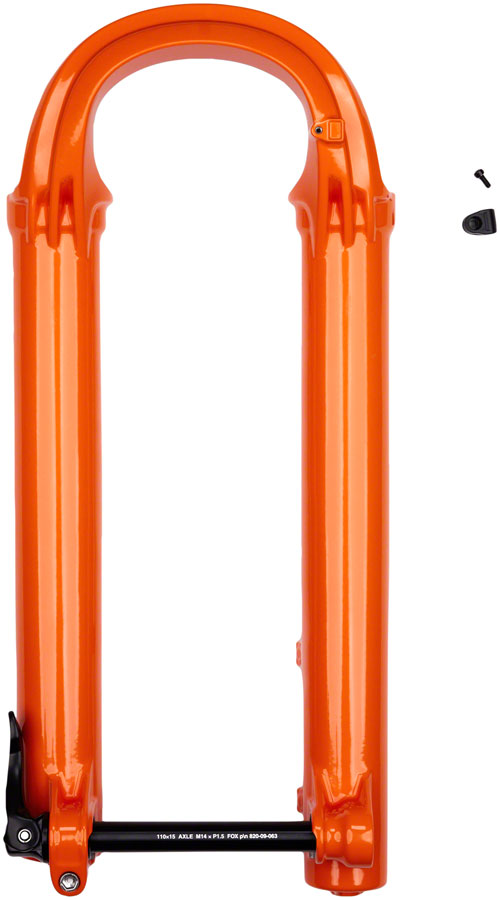 FOX Lower Leg Assembly - 2021 36 27.5in 130-170, 15x110 QR, F-S PE-S, Shiny Orange 