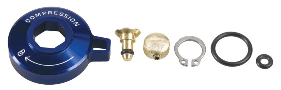 RockShox Motion Control Knob, Standard Alum w/ Cir-Clip 
