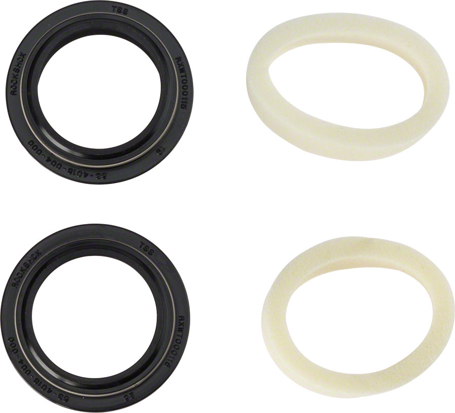 RockShox XC30 / 30 Gold / 30 Silver / Paragon Dust Seal / Foam Ring, Black 30mm Seal, 5mm Foam Ring 