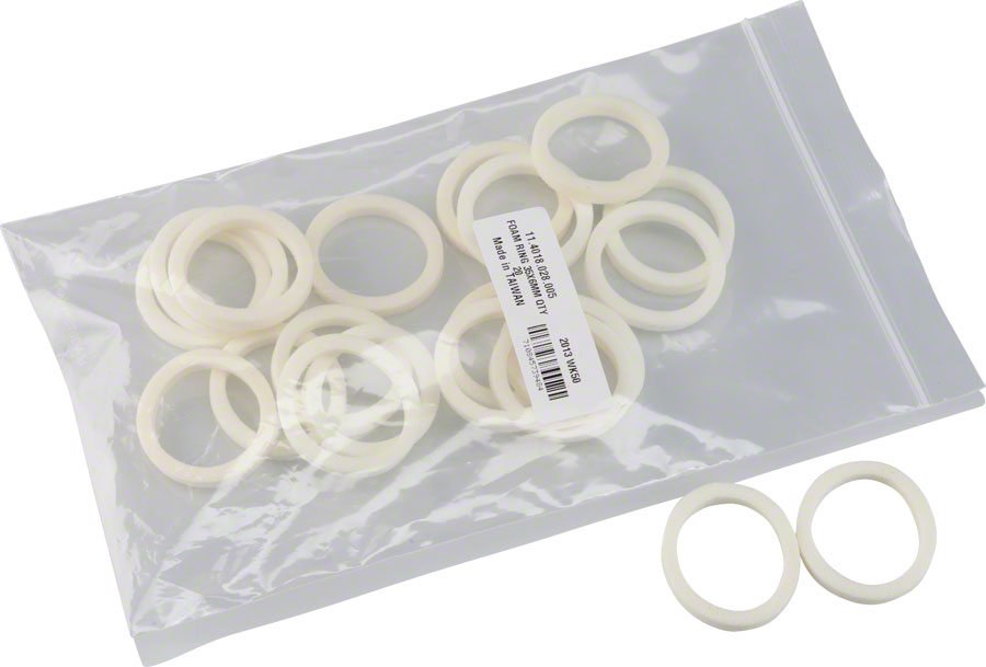 RockShox Pike/Lyrik B1/Yari/BoXXer/Domain Dual Crown Foam Ring, 35mm x 6mm, 20 pack 