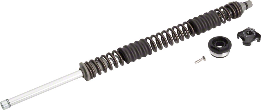 RockShox Spring Internals, Top Cap and Adjuster Knob Kit, XC30 A1-A3 / 30 Silver A1, 26", 80mm, X-Soft Silver 