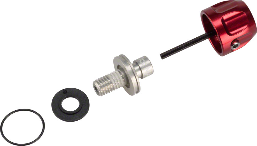 RockShox Rebound Adjuster Knob/Bolt Kit, BoXXer, Charger Damper, B1 