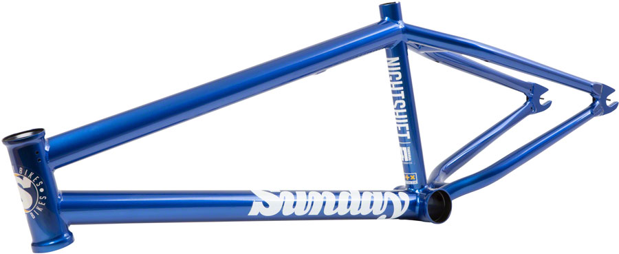 Sunday Nightshift BMX Frame - 20.5" TT, Saphire Blue