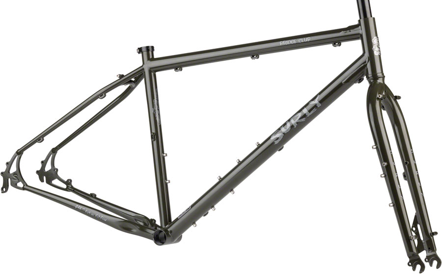 Surly Bridge Club Frameset - 27.5"/700c, Steel, Majestic Moss, Large 