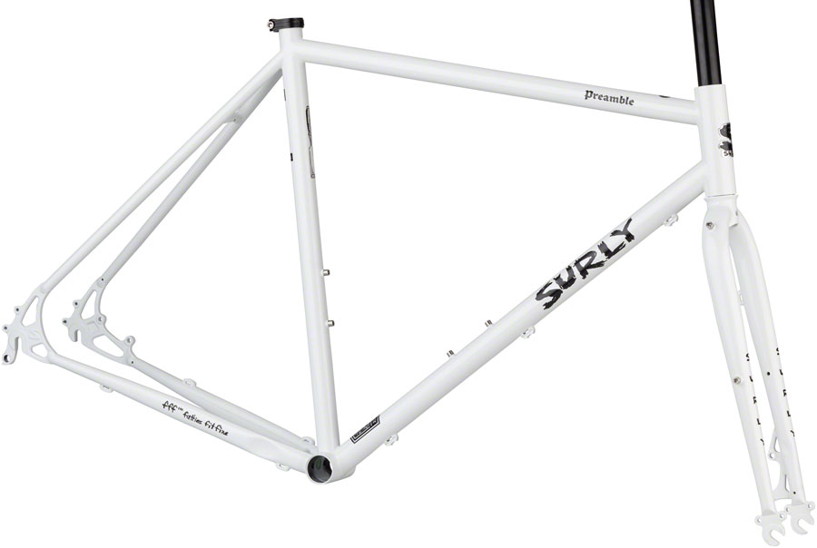 Surly Preamble Frameset - 700c, Thorfrost White, X-Large 