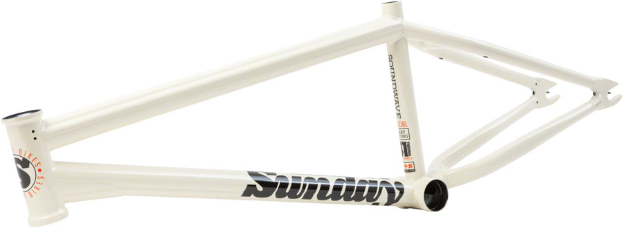 Sunday Soundwave V3 BMX Frame - 20.5" TT, White