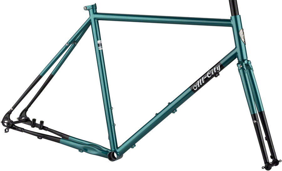 All-City Super Professional Frameset - 700c / 650b, Steel, Night Jade, 43cm 