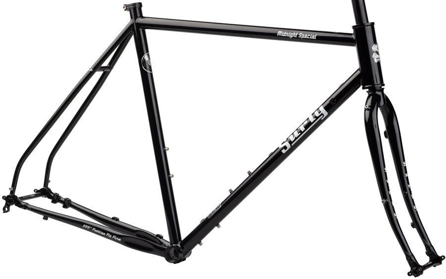 Surly Midnight Special Frameset - 650b/700c, Steel, Hi-Viz Black, 40cm