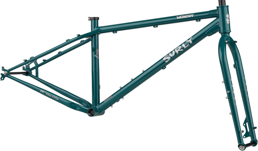 Surly Wednesday Fat Bike Frameset - 26", Steel, OG Algae, Medium
