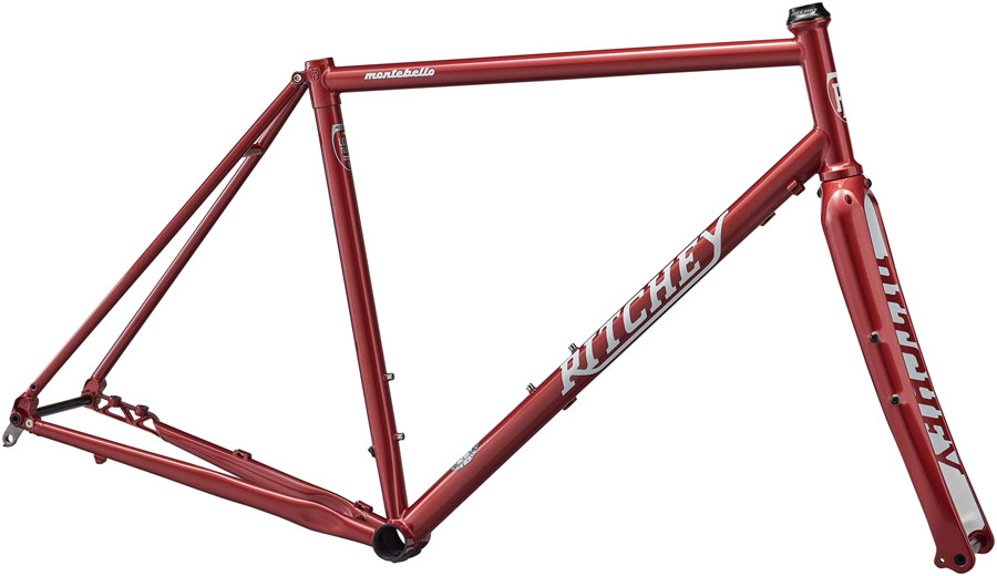 Ritchey Montebello Frameset - 700c, Steel, Hot Sauce, Large