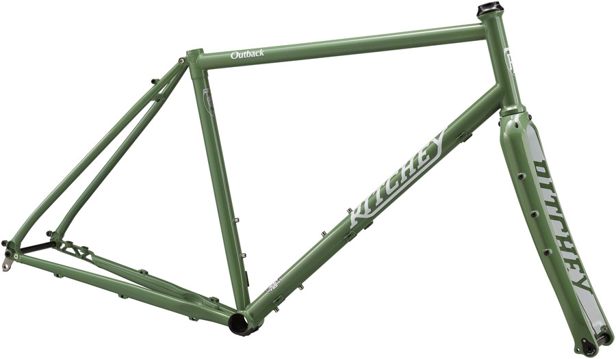 Ritchey Outback Frameset - 700c/650b, Steel, Winter Sage, 2X-Large
