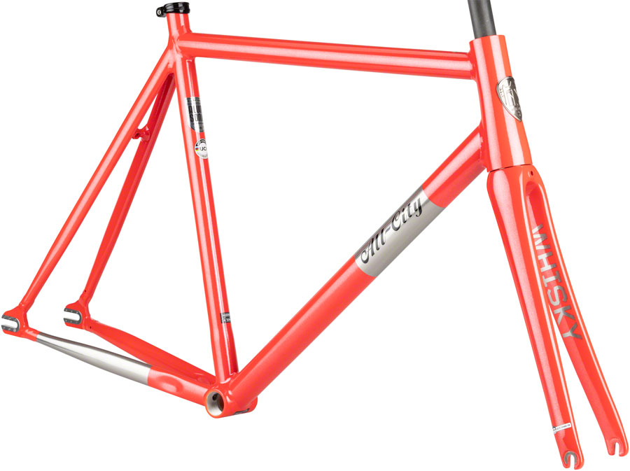 All-City Thunderdome Frameset - 700c, Aluminum, Hot Pink Blink, 52cm 