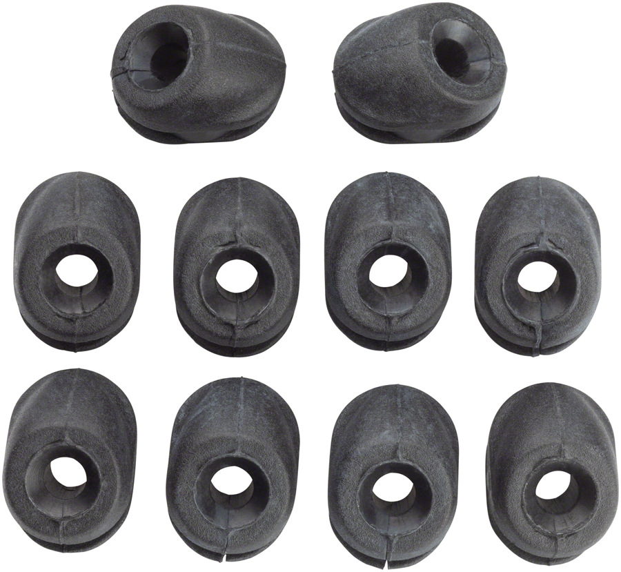 Jagwire Frame Plug Refill Bag - Fits 3.0mm Shimano Di2 with Angled Entry and 8.0mm Round Frame Port, Bag/10 Plugs 