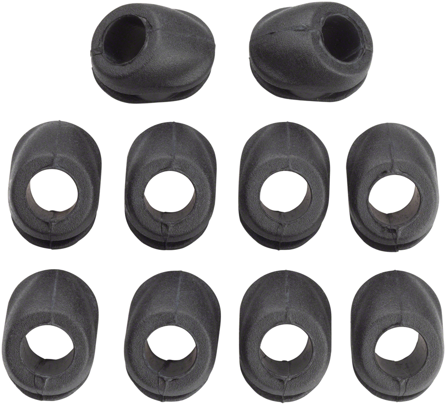 Jagwire Frame Plug Refill Bag - Fits 5mm Housing with Angled Entry and 8.0mm Round Frame Port, Bag/10 Plugs 