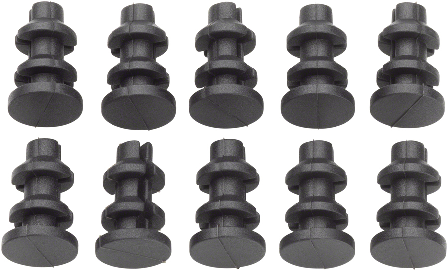 Jagwire Frame Plug Refill Bag - Closed Type for 5.7-6.0mm Round Frame Port, Bag/10 Plugs 