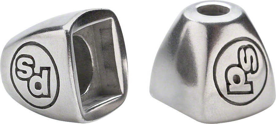 Problem Solvers Downtube Shifter Boss Covers Silver 