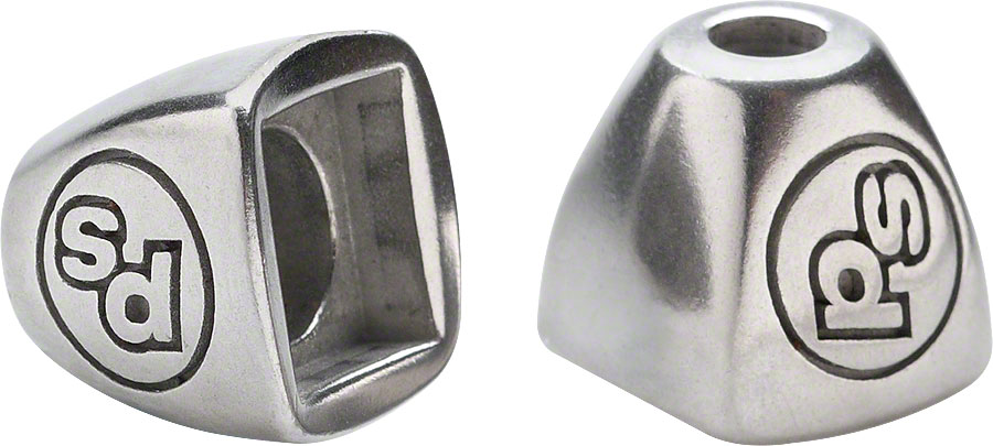 Problem Solvers Downtube Shifter Boss Covers Silver






